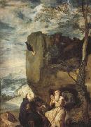 Diego Velazquez St Anthony Abbot and St.paul the Hermit (df01) Germany oil painting artist